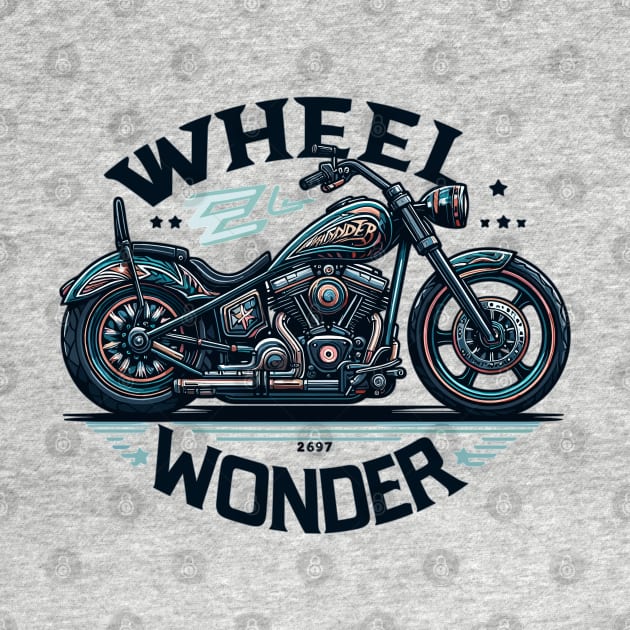 Motorcycle Wheel Wonder by Vehicles-Art